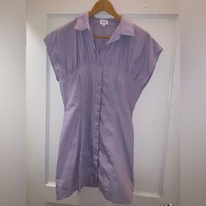 LE LIS COLLECTION lavender button down purple dress M